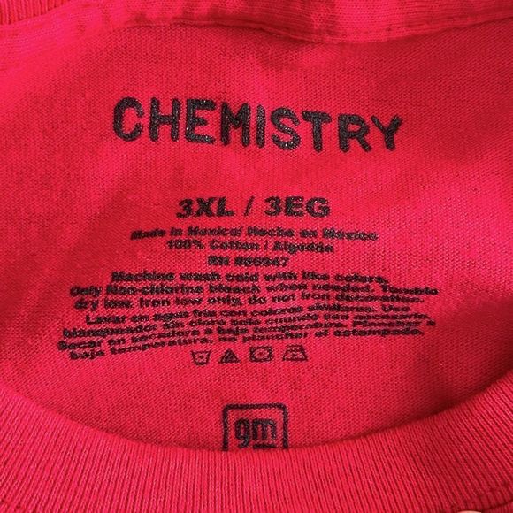 Chemistry RED Camaro Graphic Tee size NWOT 3XL - Picture 4 of 4